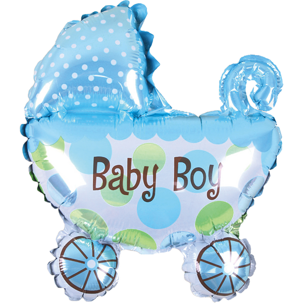 Foil balloon Wagon for boy 67x80cm