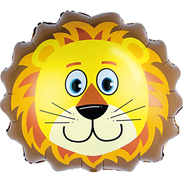 Foil balloon lion 59x54cm