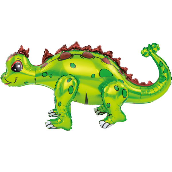 Foil balloon Ankylosaurus green 73x36cm