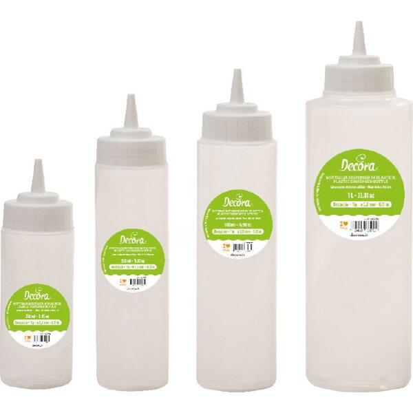 Decora 350 ML DISPENSER BOTTLE DECORA W/4 MM TIP