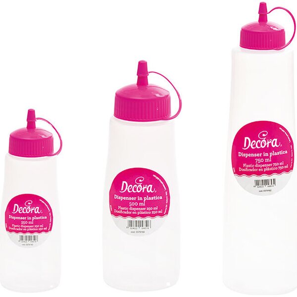 Decora DISPENSER WITH FUCSIA CAP 500 ML