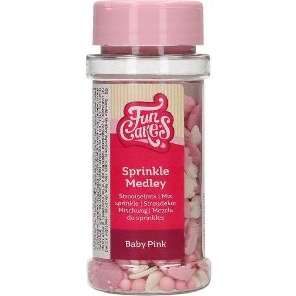 FunCakes Sprinkle Medley Baby Pink 50 g