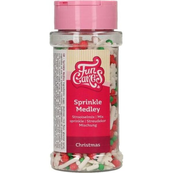 FunCakes Sprinkle Medley Christmas 60 g