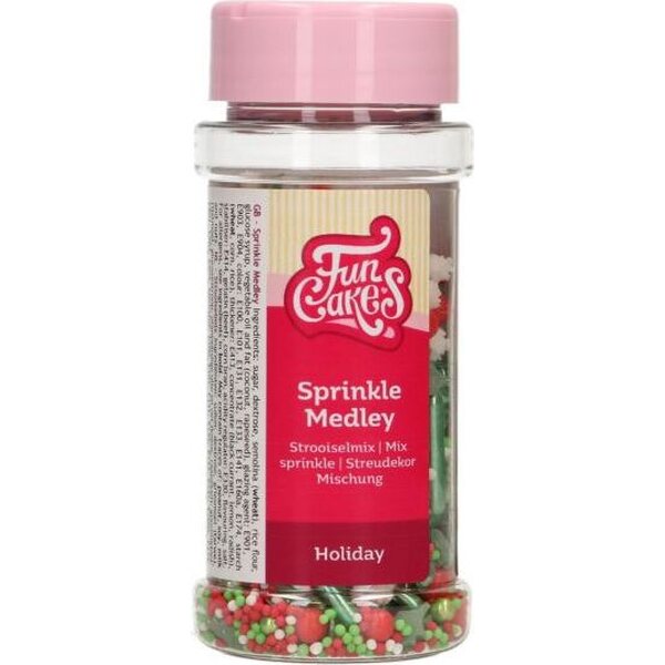 FunCakes Sprinkle Medley Holiday 65 g