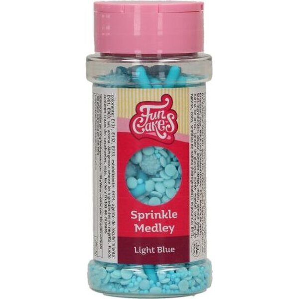 FunCakes Sprinkle Medley Light Blue 70g