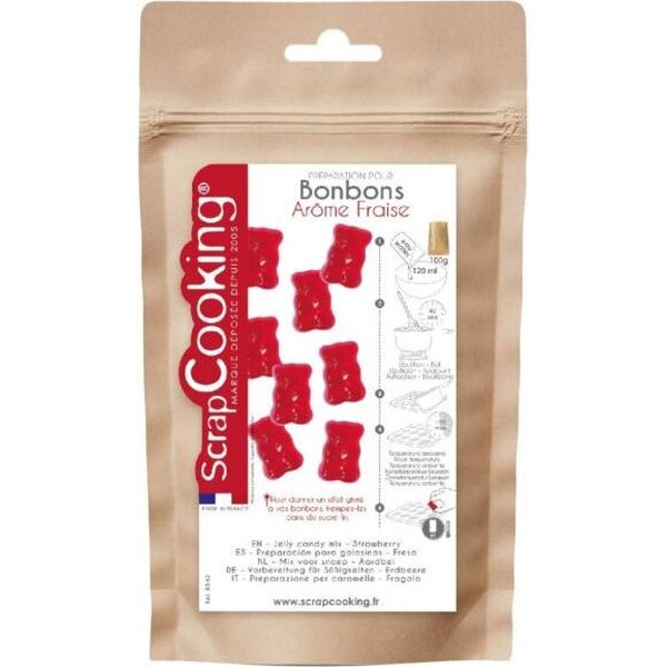 Scrapcooking Jelly Candy Mix 100g Strawberry