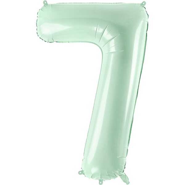 Foil Balloon Number ''7'', 72cm, green