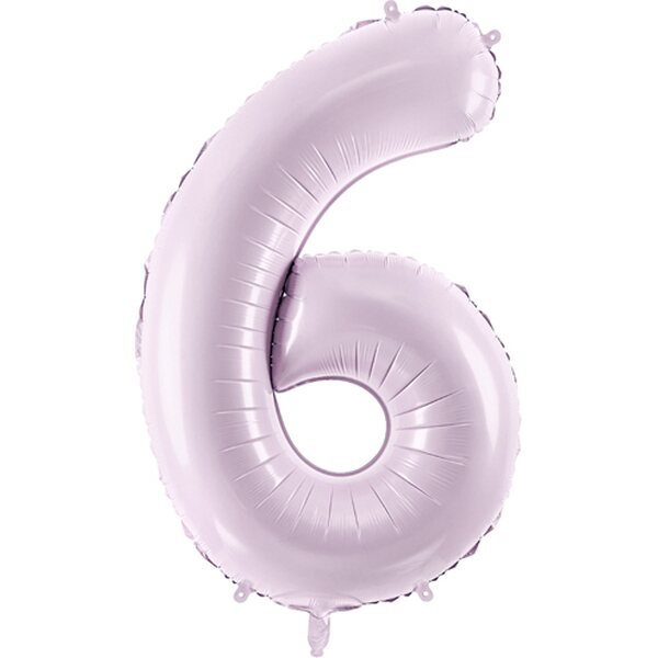 Foil Balloon Number ''6'', 72cm, purple