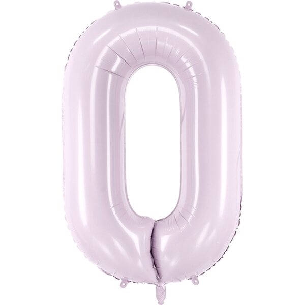 Foil Balloon Number ''0'', 72cm, purple