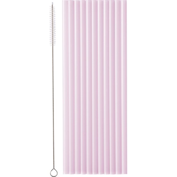 Plastic straws, 23 cm, violet  1pkt/12pc.