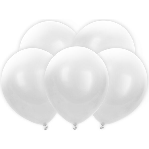 Led balloons 30 cm, white 1pkt/5pc.