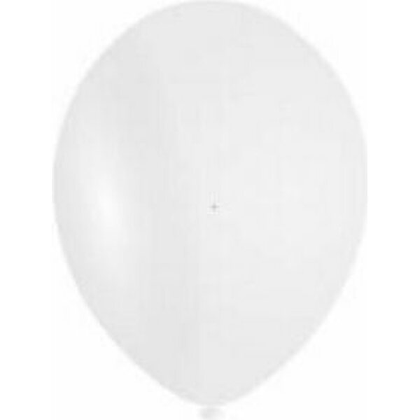 Strong Balloons 30cm, Metallic Pure White