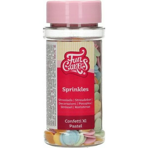 FunCakes confetti xl pastel 55 g