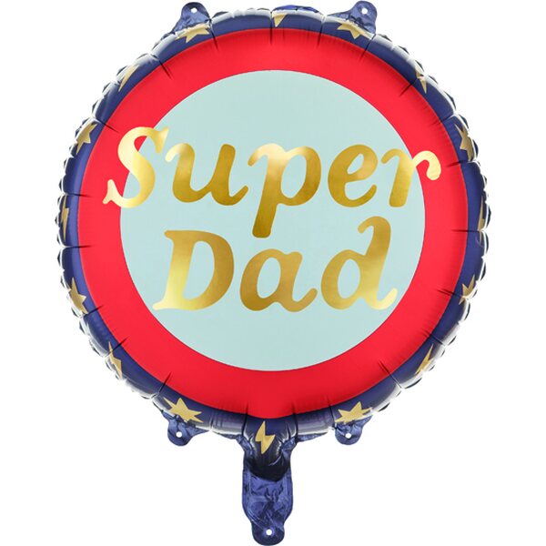 Super Dad tavallinen foliopallo 45 cm