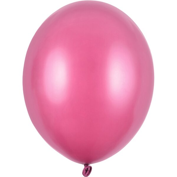 Ilmapallo 30 cm metallinhohto Hot Pink 10 kpl/pkt