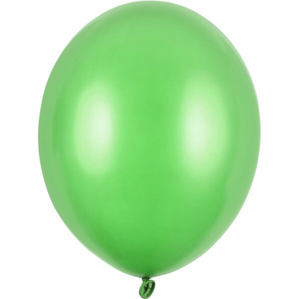 Strong Balloons 30cm, Metallic Bright Green: 1pkt/10pc.