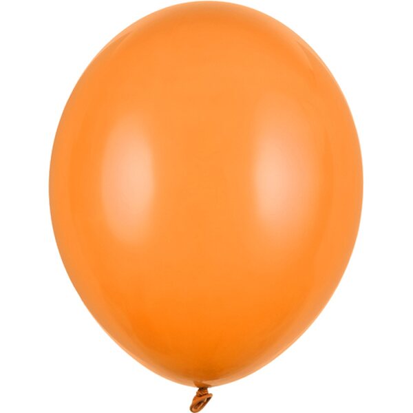 Strong Balloons 30cm, Pastel Mandarin Orange: 1pkt/10pc.