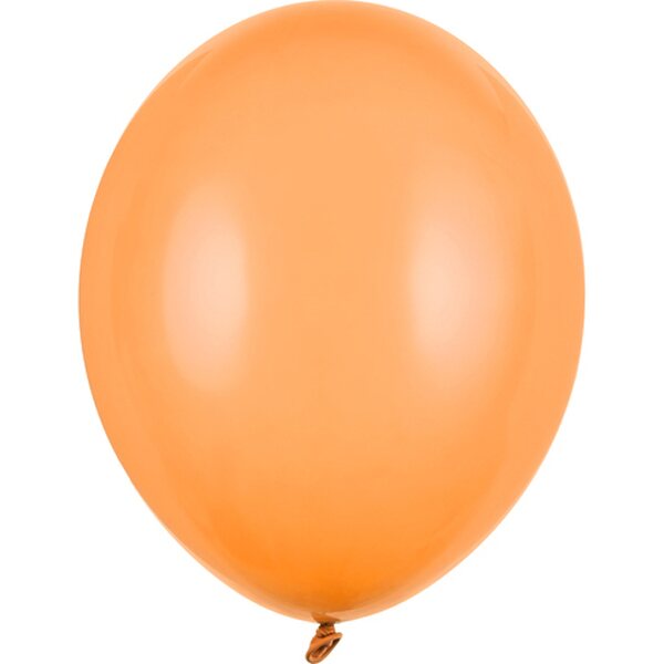 Strong Balloons 30cm, Pastel Bright Orange: 1pkt/10pc.