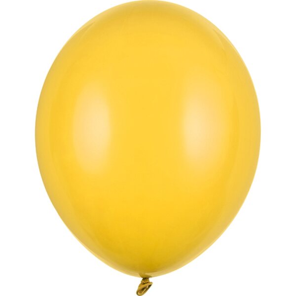 Strong Balloons 30cm, Pastel Honey Yellow: 1pkt/10pc.