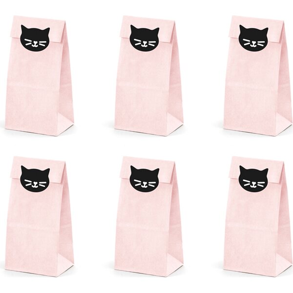 Treat bags Cat, 8x18x6cm: 1pkt/6pc.